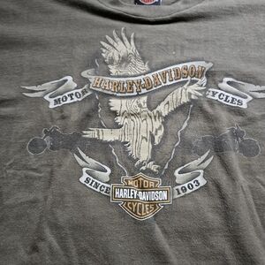 2007 Harley Davidson Palm Beach Single Stich T Shirt Size L